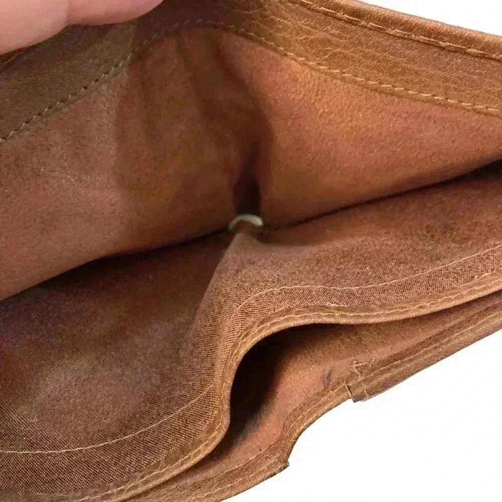 MANO GERMANY Cognac Brown Buttery Soft Leather Bi-Fold Wallet